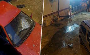 Trabzon'da Emniyet binası önünde İHA paniği! Bir anda patladı