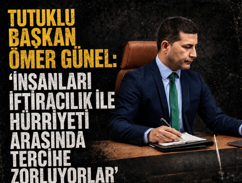 Tutuklu Kuşadası Belediye Başkanı Günel: 'Hakkımda tek somut delil ortaya koyamayanlar, şimdi masa başında senaryo yazıyor'