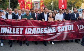 YENİ Parti’den millet iradesi yürüyüşü