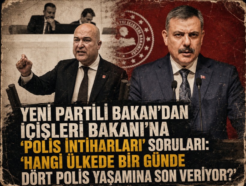 YENİ Partili Bakan’dan İçişleri Bakanı’na 'Polis intiharları' soruları: 'Hangi ülkede bir günde dört polis yaşamına son veriyor?'