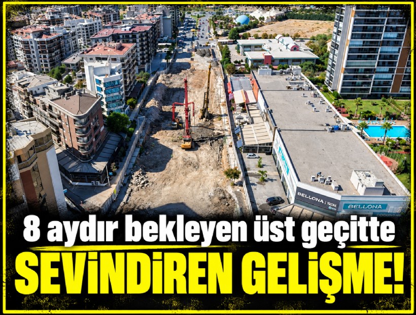 8 aydır bekleyen Şemikler üst geçidinden sonunda iyi haber!