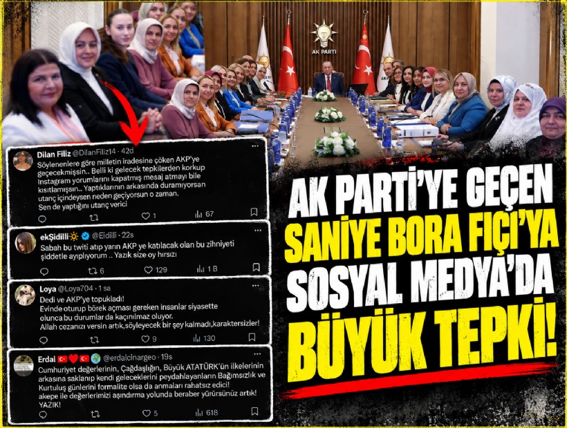 AK Parti'ye geçen Saniye Bora Fıçı'ya sosyal medyada büyük tepki!