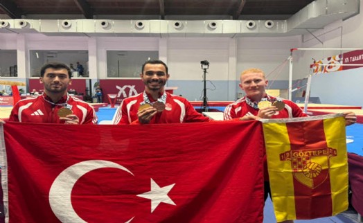 Akdeniz Oyunları'nda İzmirli cimnastikçiler şov yaptı