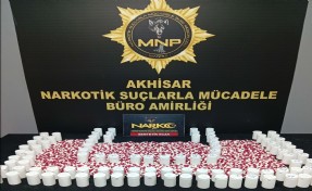 Akhisar’da uyuşturucu operasyonu: 5 bin 47 sentetik hap ele geçirildi