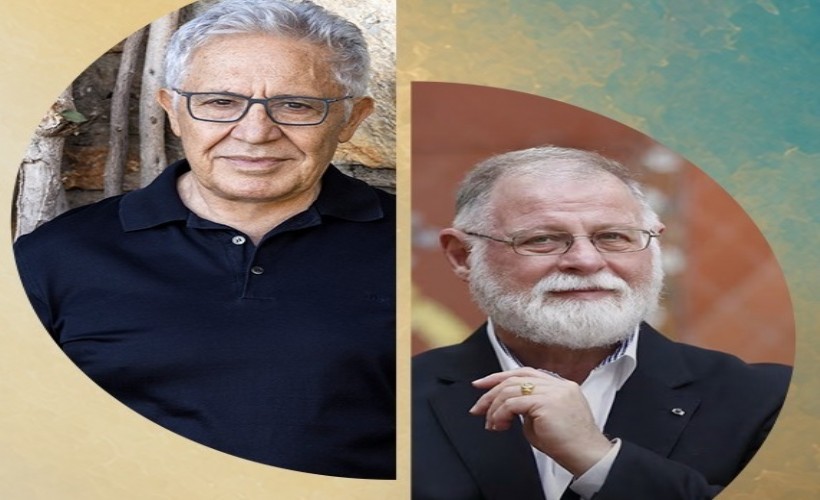 Alberto Manguel ve Zülfü Livaneli İzmir’de aynı sahnede