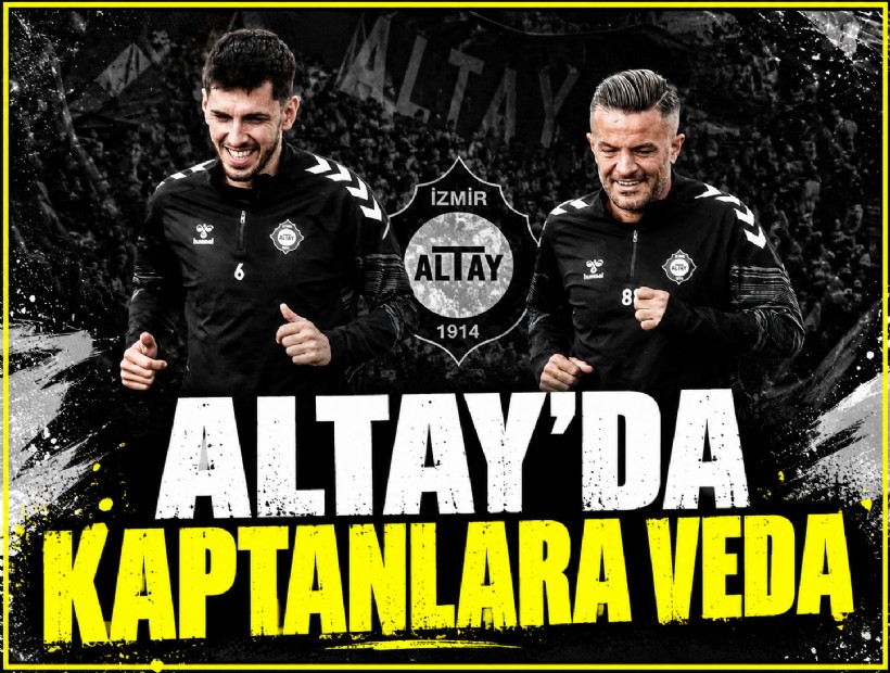 Altay'dan kaptanlara veda