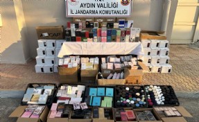 Aydın’da 4 milyon liralık kaçak kozmetik ürünü ele geçirildi