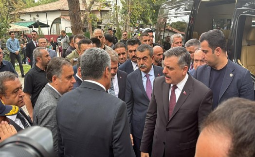 Bakan Tekin ve Bakan Çiftçi Manisa'da: 'Provokasyonlara izin vermeyeceğiz'