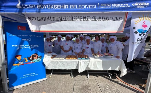 Çiğli’nin meslek kursiyerleri Ahilik Haftası’nda hünerlerini sergiledi
