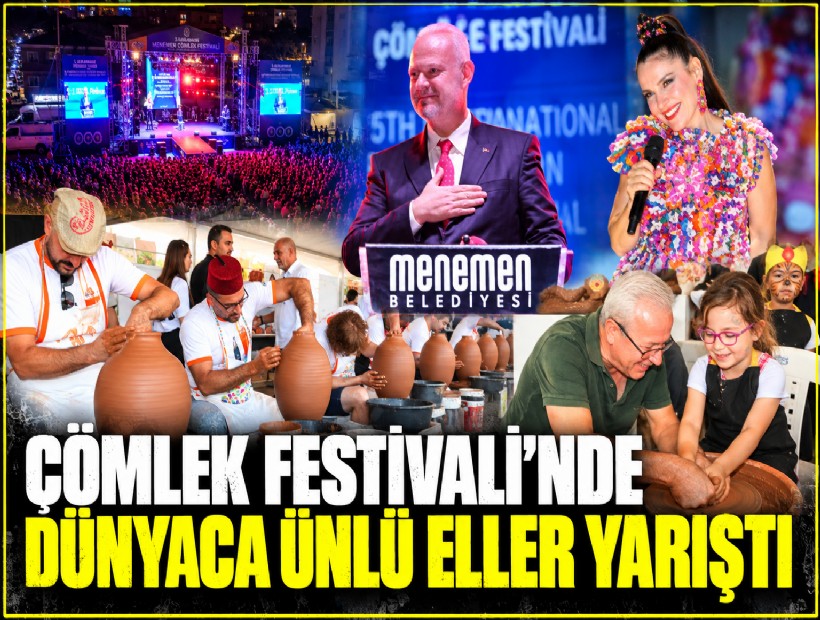Çömlek Festivali'nde dünyaca ünlü eller yarıştı