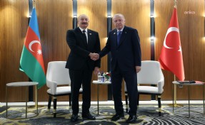 Cumhurbaşkanı Erdoğan, Bişkek'te Azerbaycan Cumhurbaşkanı Aliyev ile görüştü