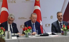 Erdoğan, New York'ta iş dünyasıyla bir araya geldi