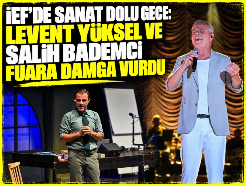 İEF’de sanat dolu gece: Levent Yüksel ve Salih Bademci fuara damga vurdu