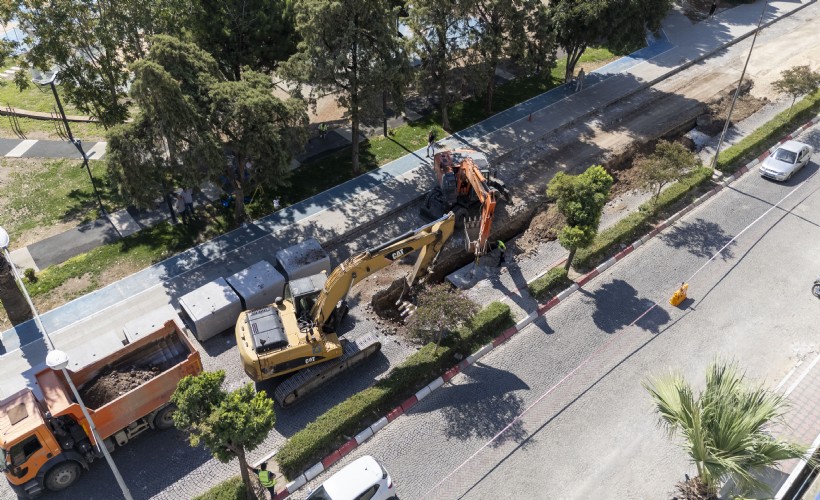 İZSU’dan Bergama’da taşkın riskine karşı yeni hat