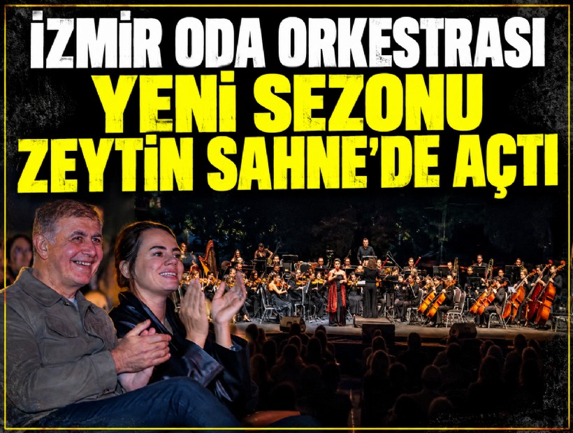 İzmir Oda Orkestrası yeni sezonu Zeytin Sahne’de açtı