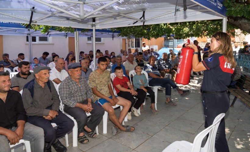 İzmir kırsalında yangına dirençli köy eğitimleri