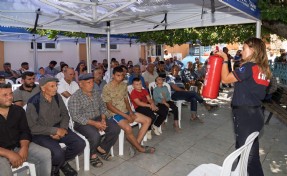 İzmir kırsalında yangına dirençli köy eğitimleri