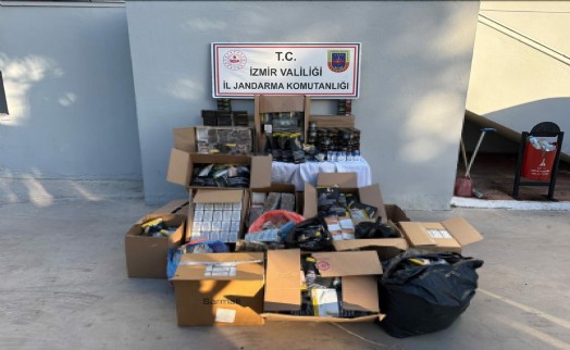İzmir’de 60 bin boş makaron ele geçirildi