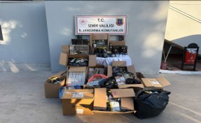 İzmir’de 60 bin boş makaron ele geçirildi
