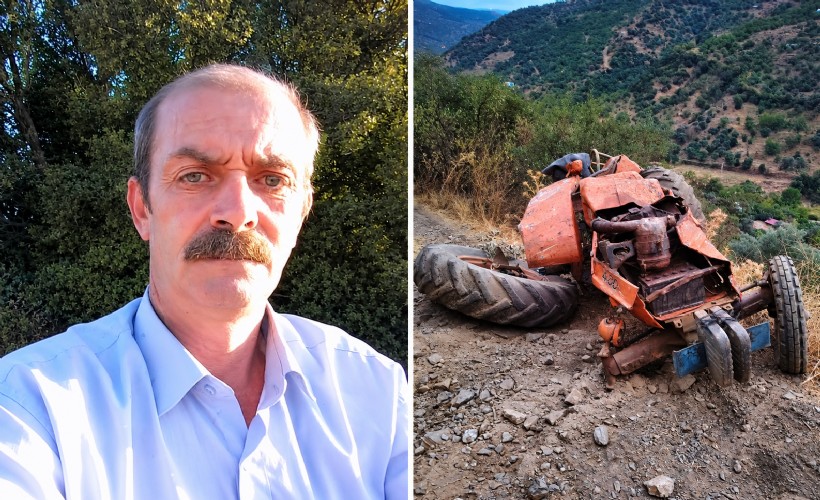 İzmir’de traktör devrildi: 1 ölü