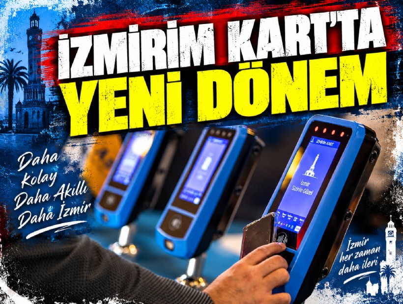 İzmirim Kart’ta yeni dönem