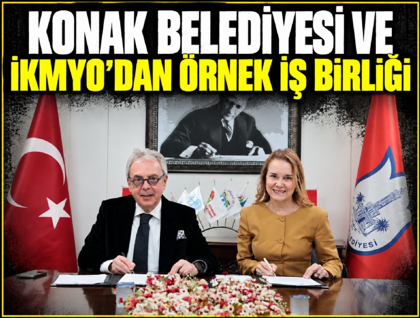 Konak Belediyesi ve İKMYO’dan örnek iş birliği
