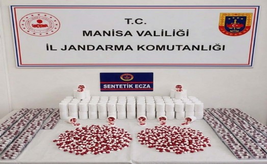 Manisa’da sentetik hap operasyonu