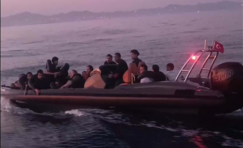 Milas açıklarında 23 kaçak göçmen yakalandı