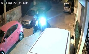Motosiklet hırsızları iş başında