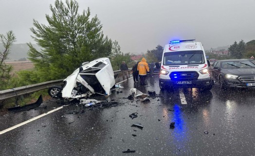 Muğla’da feci kaza: 1 ölü, 2 yaralı