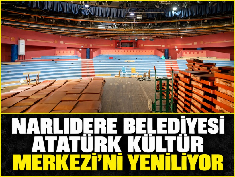Narlıdere Belediyesi, Atatürk Kültür Merkezi'ni yeniliyor