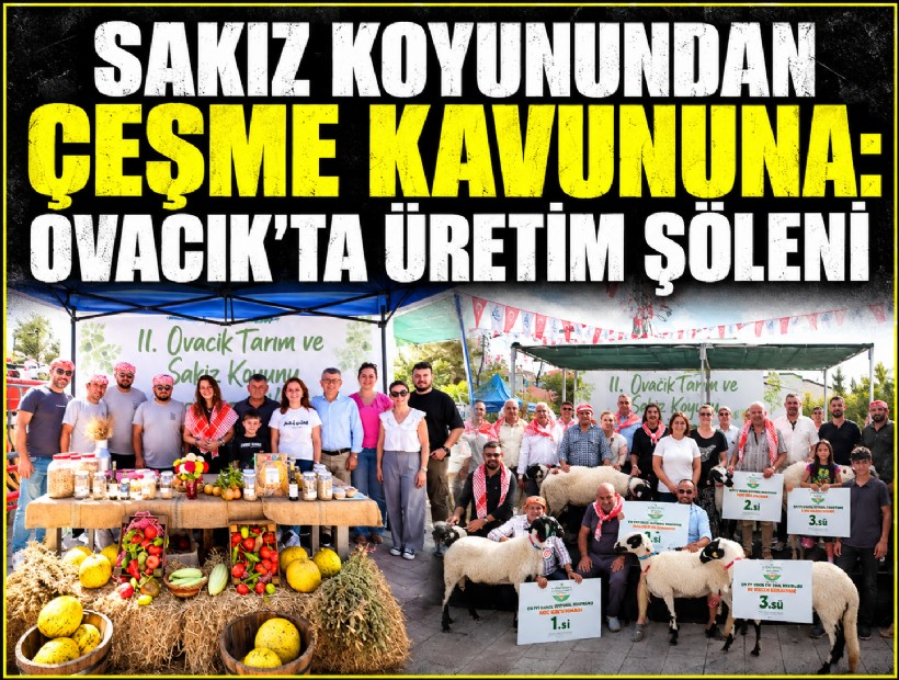Sakız koyunundan Çeşme kavununa: Ovacık’ta üretim şöleni