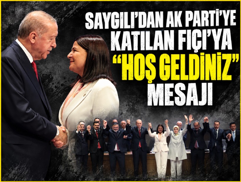 Saygılı’dan AK Parti’ye katılan Fıçı’ya 'hoş geldiniz' mesajı