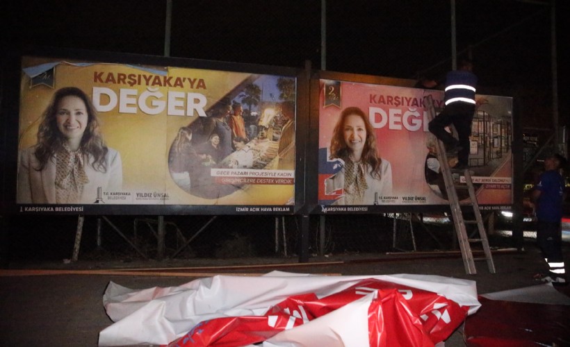 Ünsal’dan Büyükşehir’e 'afiş' tepki: ‘Kamu malını hurdaya dönüştürüyorlar'