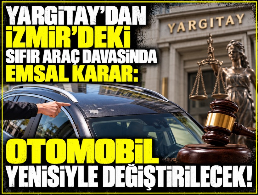 Yargıtay’dan İzmir’deki sıfır araç davasında emsal karar: Otomobil yenisiyle değiştirilecek!