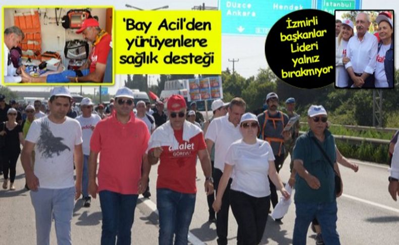 'Adalet yürüyüşü'nde 16. gün...