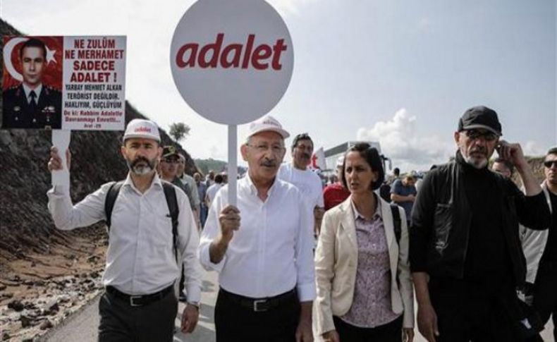 'Adalet Yürüyüşü'nün 8. günü... Bahçeli'ye cevap verdi