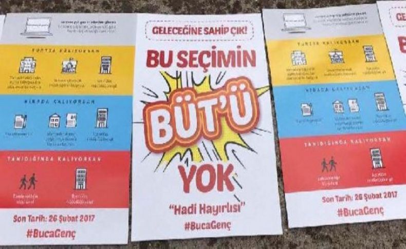 CHP'de gençlerden 'Büt'lü propaganda