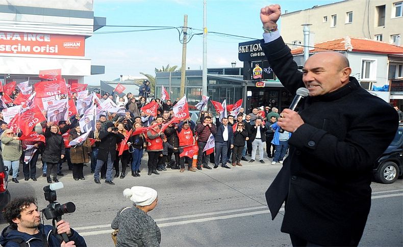 Tunç Soyer seçim bürosu açılışına katıldı