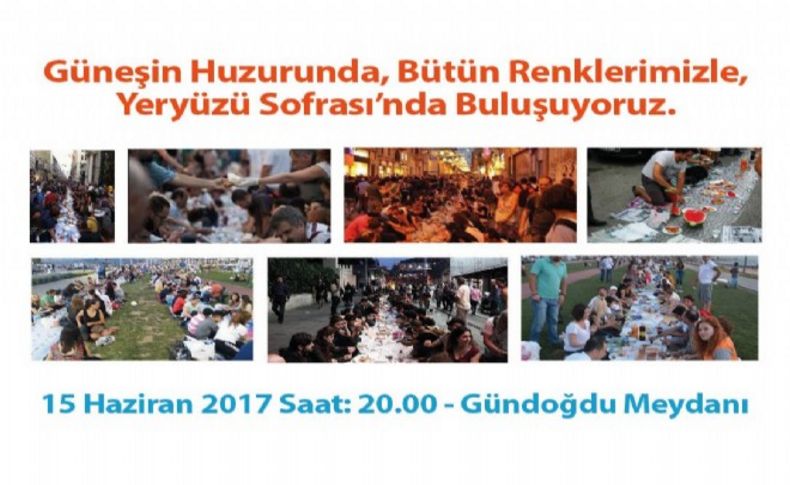 'Yeryüzü Sofrası' Gündoğdu'da kurulacak