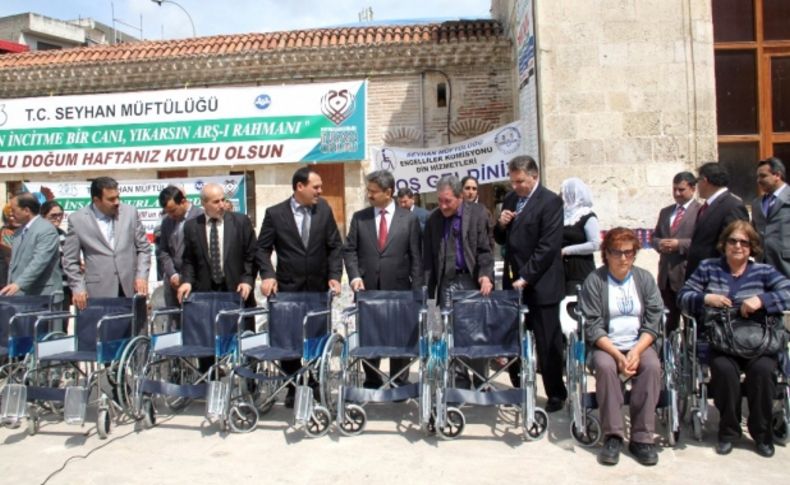 11 engelliye tekerlekli sandalye dağıtıldı