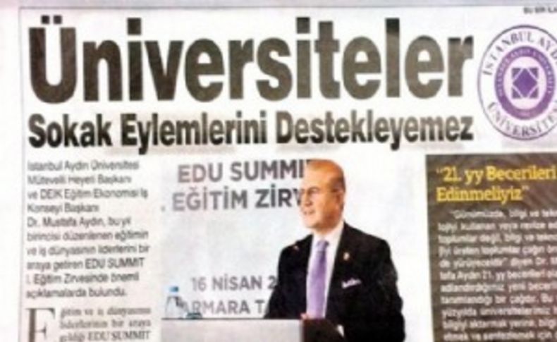 Üniversiteden şaşırtan ilan