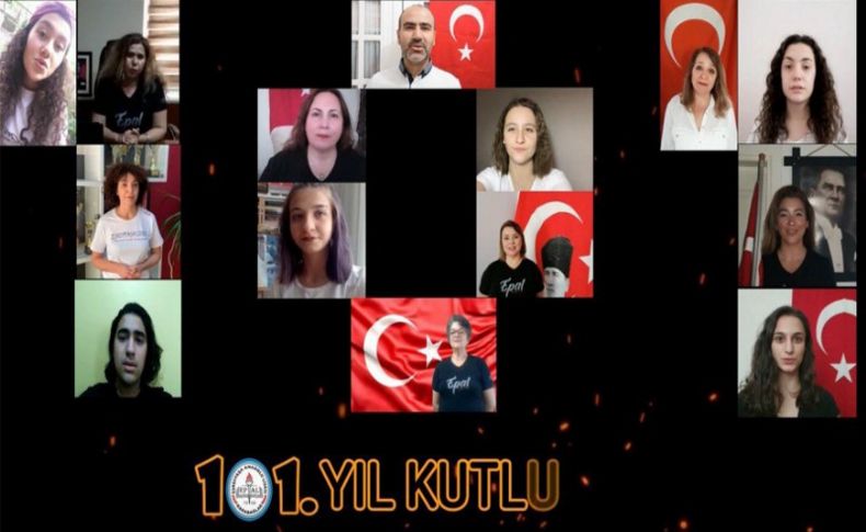 19 öğretmen ve öğrenciden 19 Mayıs klibi