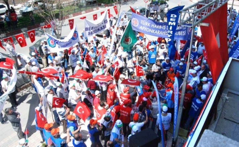 1 Mayıs, Afyon’da olaysız kutlandı
