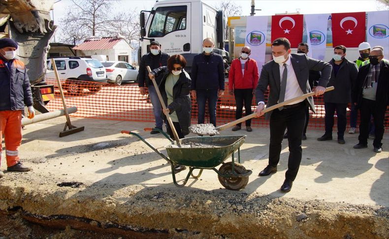 Kiraz'da kapalı pazar yerinin temeli atıldı