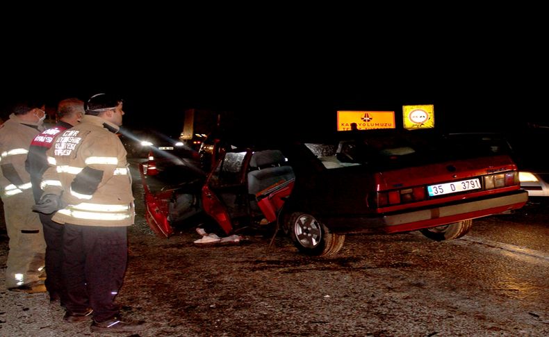 Ödemiş'de trafik kazasında 1 kişi yaralandı