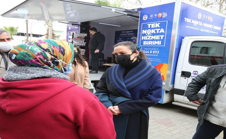 Selçuk Belediyesi tek nokta hizmet aracı yola çıktı