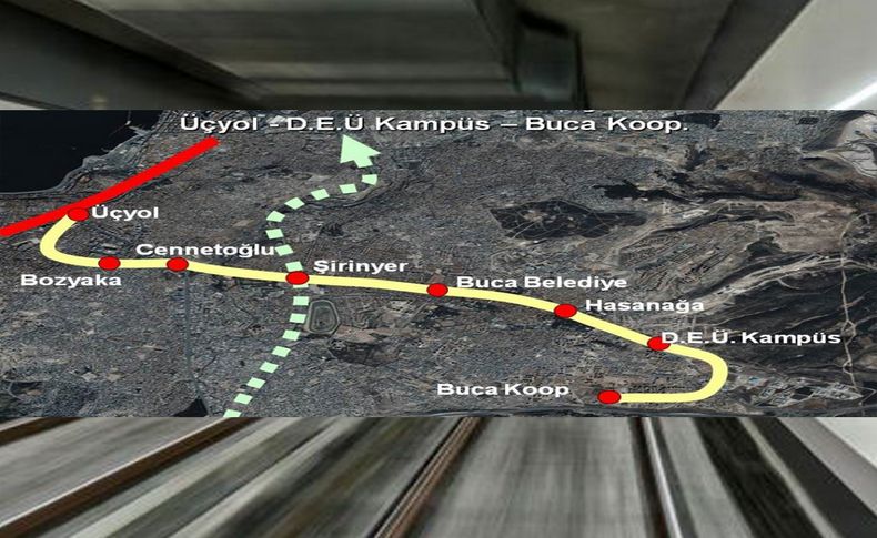 AK Parti Buca'dan Cumhurbaşkanı Erdoğan'a metro teşekkürü