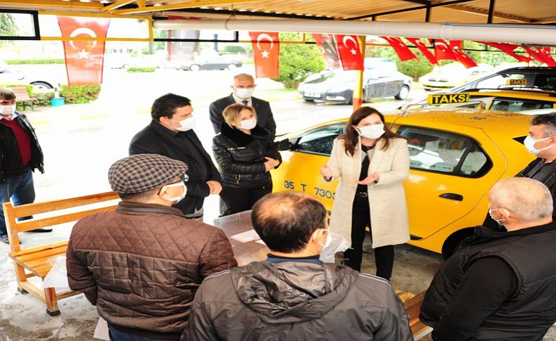 Balçova’da taksilere virüs koruması