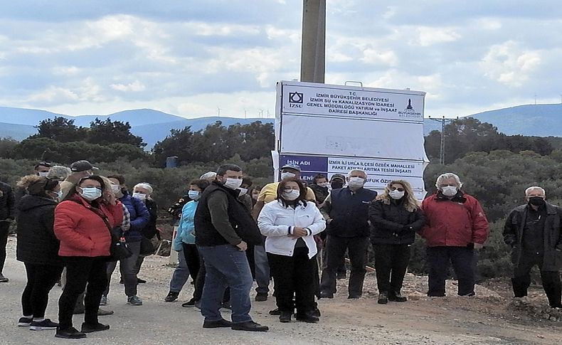 Büyükşehir tarafından yapılan arıtma tesisine mahalleli engeli